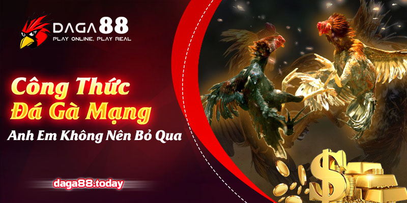Công Thức Đá Gà Mạng Anh Em Không Nên Bỏ Qua