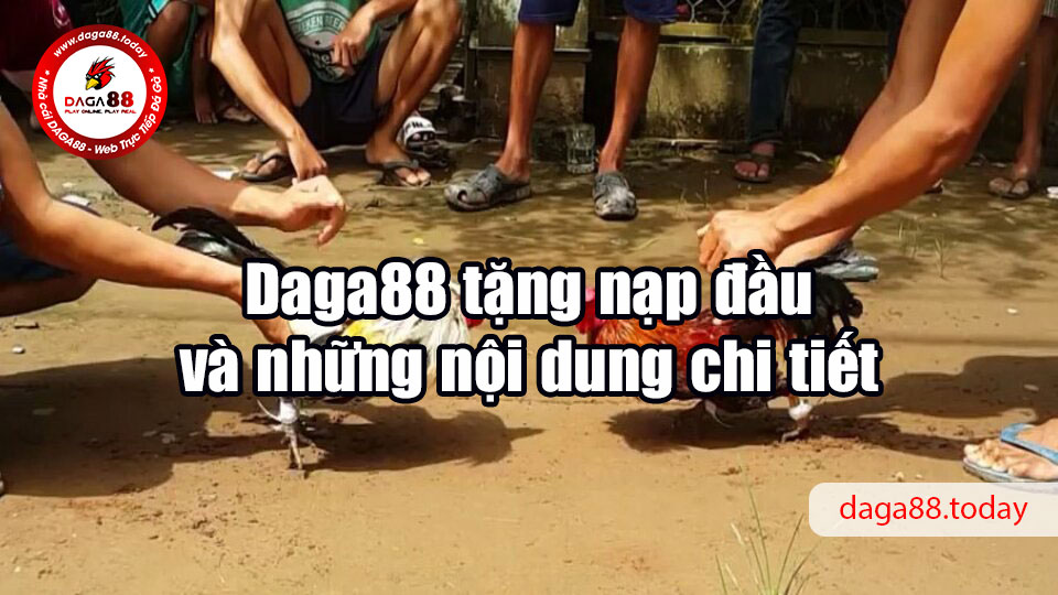 Daga88 tặng nạp đầu và những nội dung chi tiết